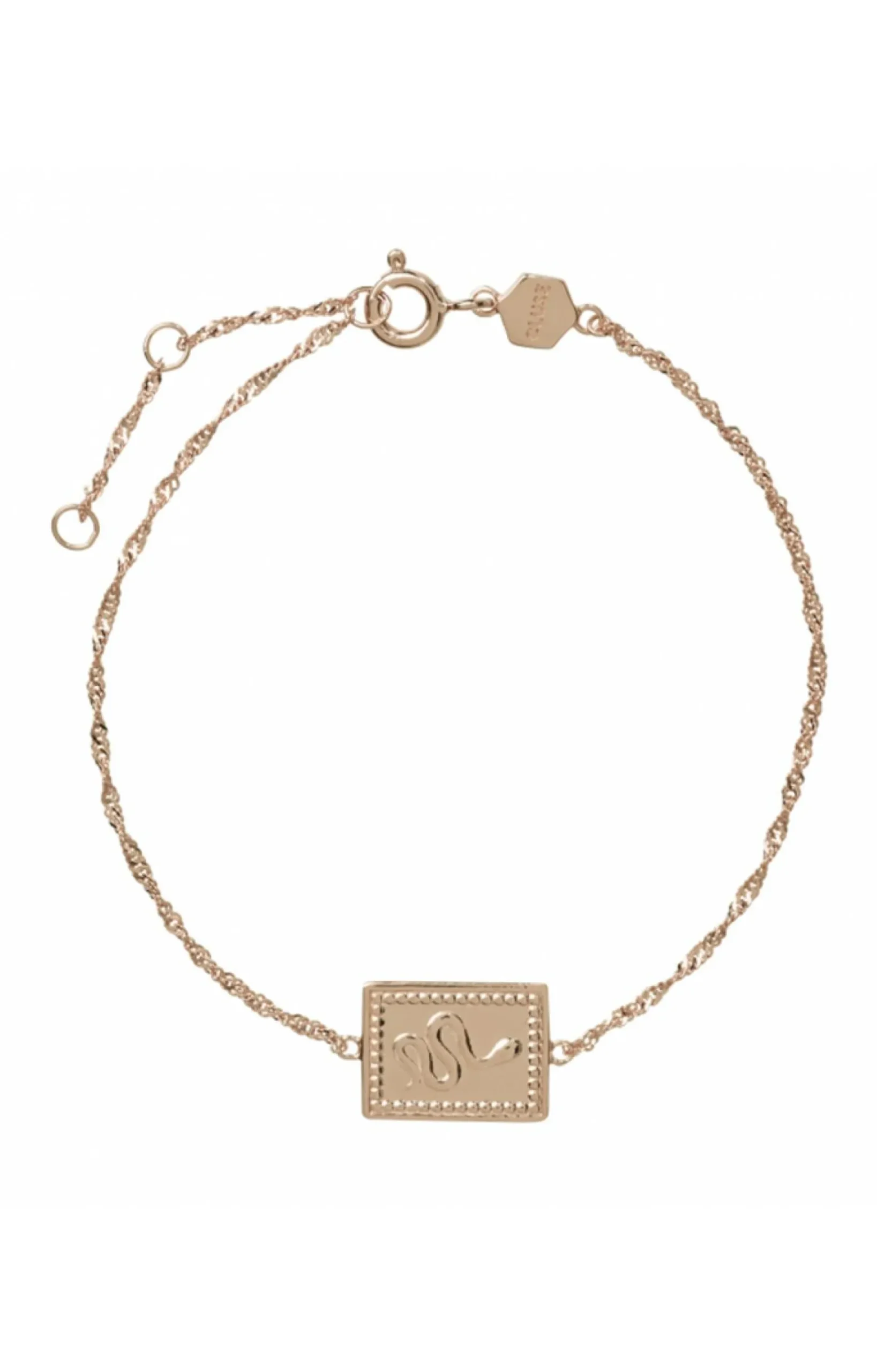 Cluse Armband Force Tropicale Twisted Rosegold Schlange 925er