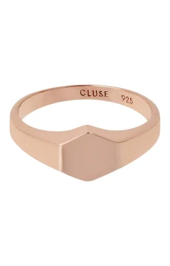 Cluse Essentielle Rose Gold Hexagon Ring - Größe:  52