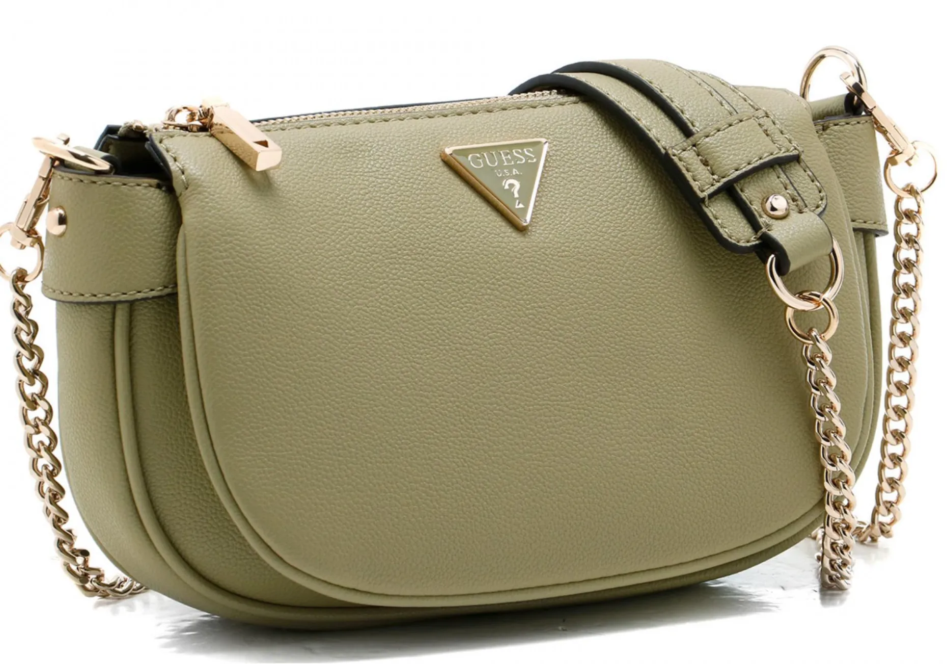 Guess Fedora Shoulder Bag Sage