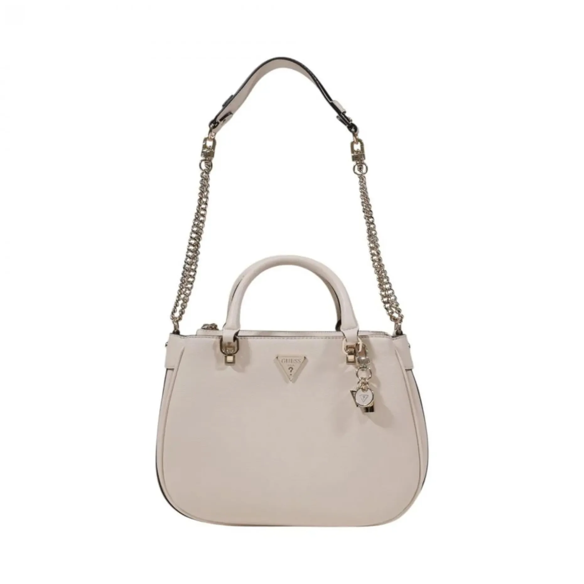 Guess FEDORA SHOULDER SATCHEL Bone