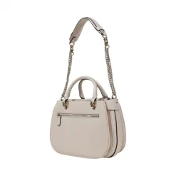 Guess FEDORA SHOULDER SATCHEL Bone