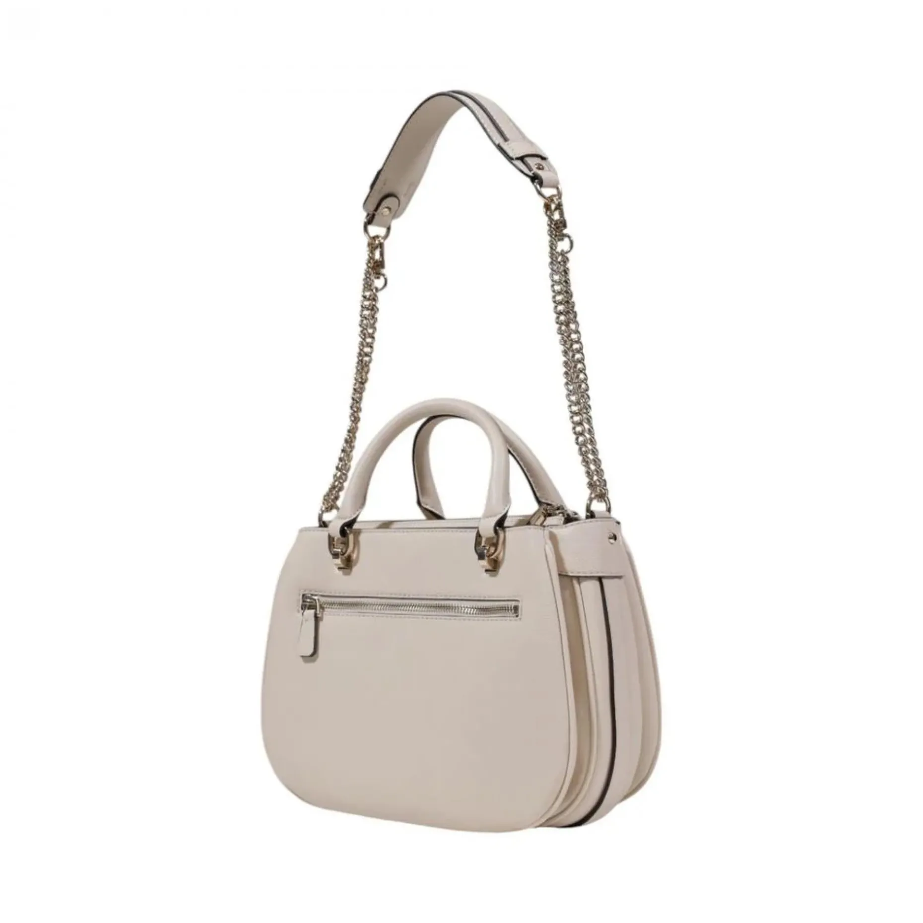 Guess FEDORA SHOULDER SATCHEL Bone