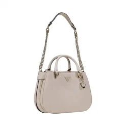 Guess FEDORA SHOULDER SATCHEL Bone