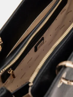 Guess Handtasche Shopper Noelle Saffiano Black