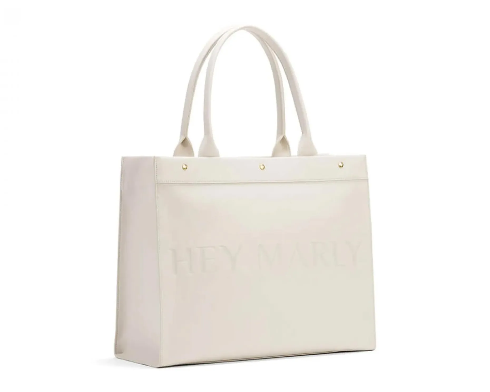 Hey Marly Classy Signature Bag Vegan Leder - Variante: Crema