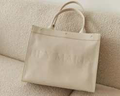 Hey Marly Classy Signature Bag Vegan Leder - Variante: Crema