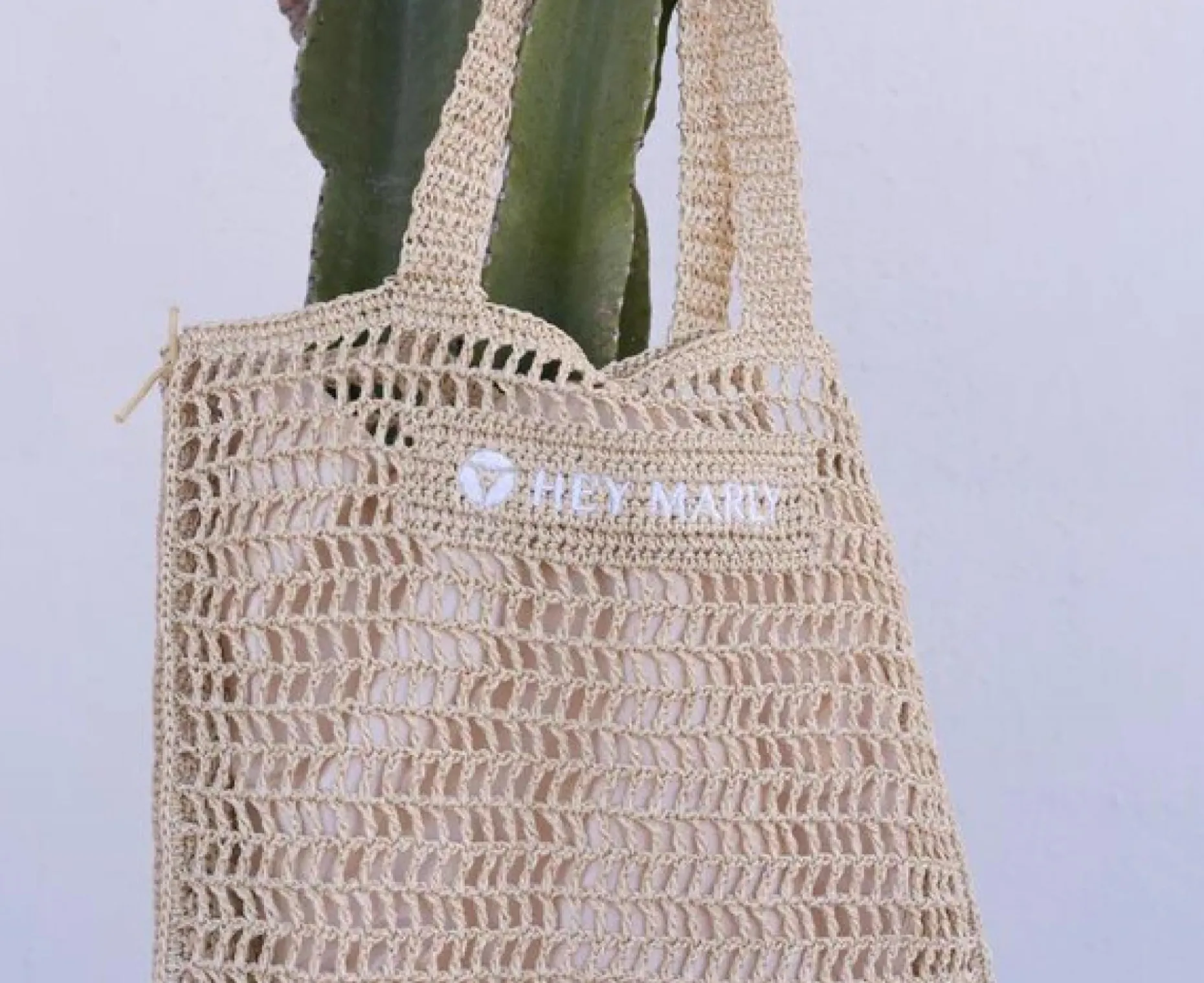 Hey Marly Crochet Bag - Variante: Crema