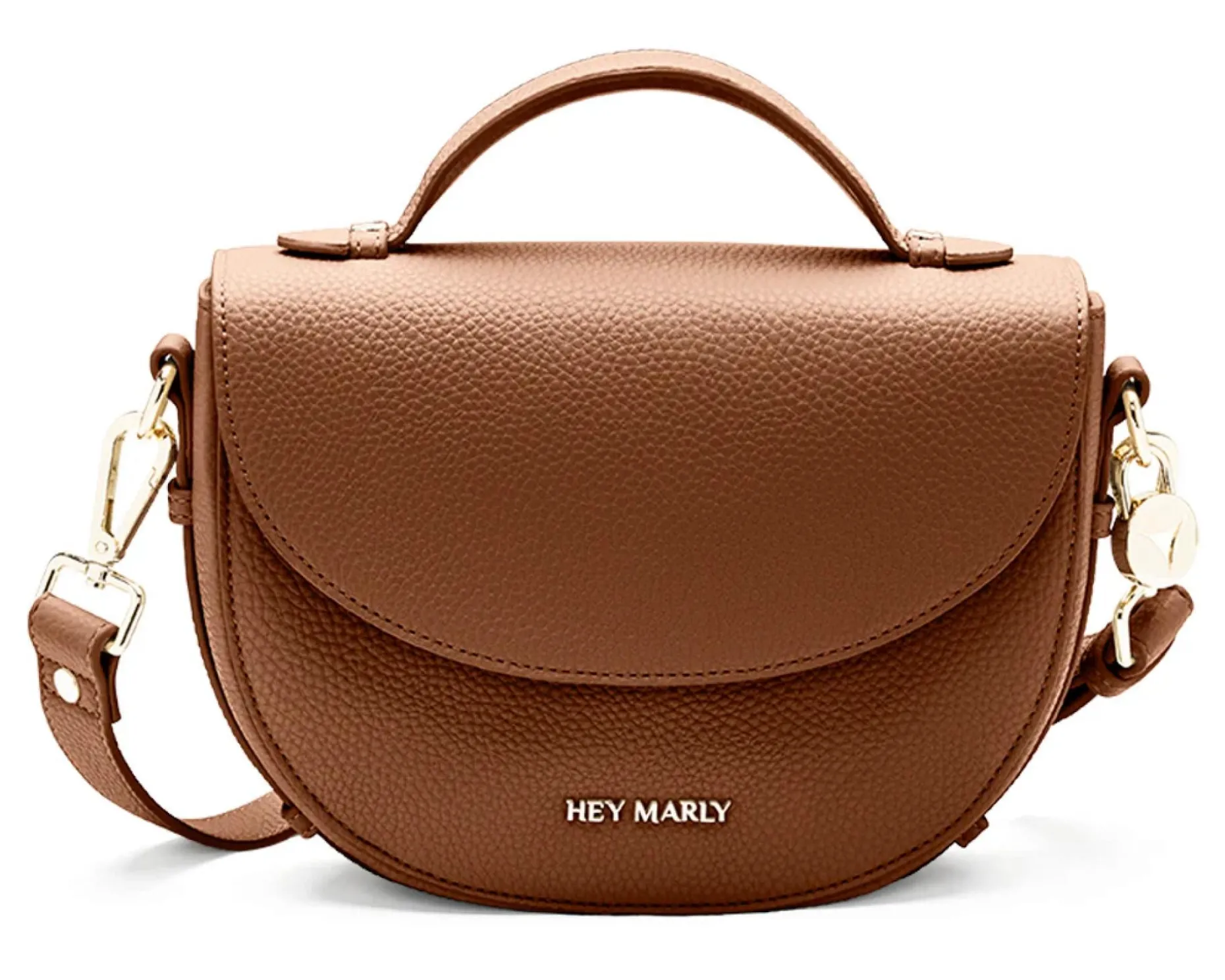 Hey Marly Handtasche Half Moon Bag Soul Sister - Variante: Cognac