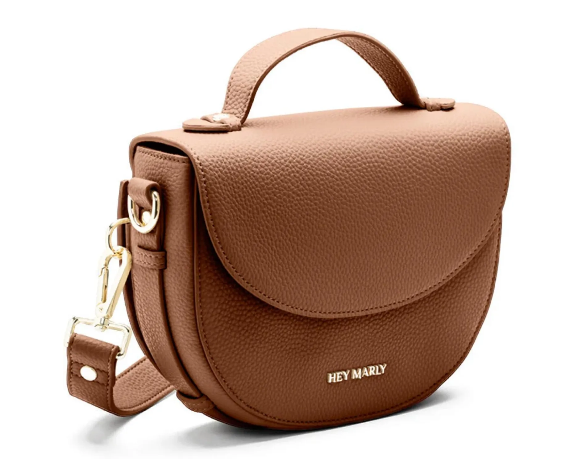 Hey Marly Handtasche Half Moon Bag Soul Sister - Variante: Cognac