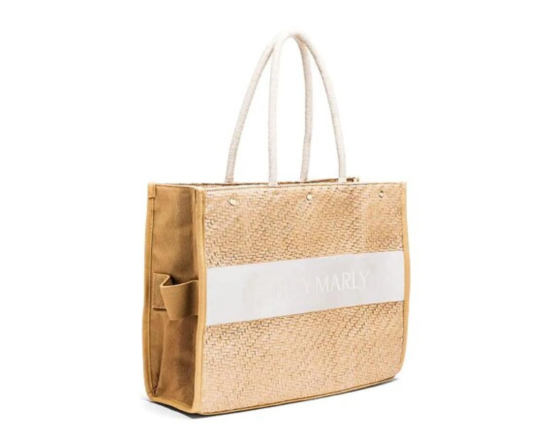 Hey Marly Straw Signature Bag Tote Bag - Variante: Straw
