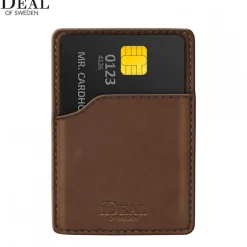 iDeal of Sweden - Como Magnetische Leder Etui Kreditkarten Halterung (IDMCH-COM-03) - Como Brown (Braun)