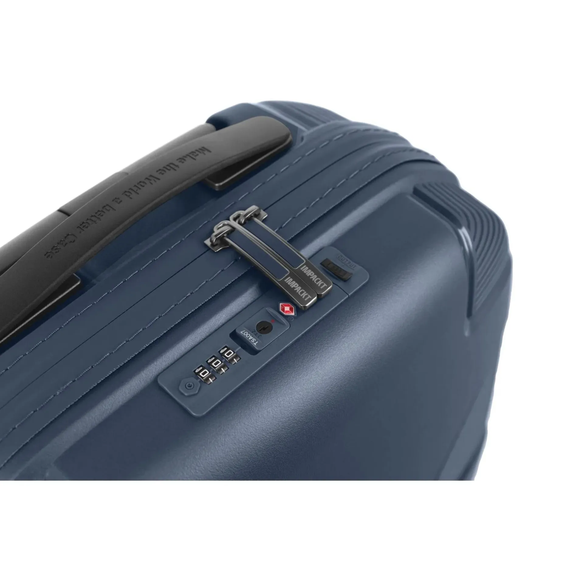 Impackt IP1 USB Port Glacier Blue 4-Doppelrollen Trolley S 55 cm