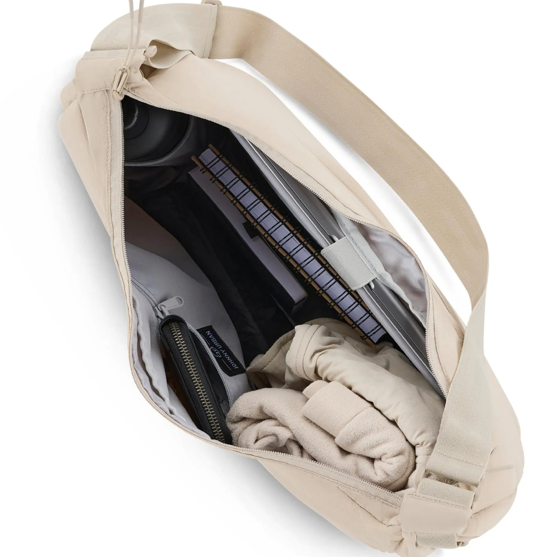 JOHNNY URBAN Half Moon Bag "Kaia Large" Sand