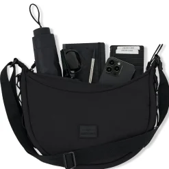 Johnny Urban Kaia Small Half Moon Bag Schwarz