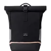 Johnny Urban Rucksack  Allen Medium Schwarz-Rosa