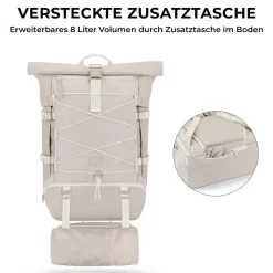 Johnny Urban Rucksack  Allen XL Travel  - Sand