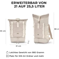 Johnny Urban Rucksack  Allen Move Large - Sand