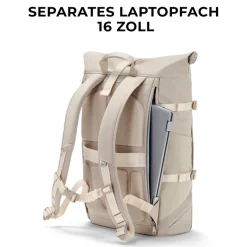 Johnny Urban Rucksack  Allen Move Large - Sand