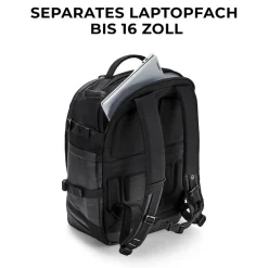 Johnny Urban Rucksack  Jack  - Schwarz