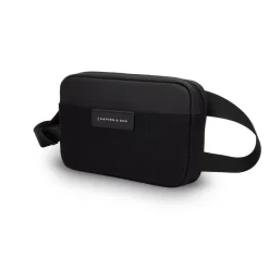 Kapten & Son Bauchtasche Crossbag Habo - Farbe: Schwarz Schwarz
