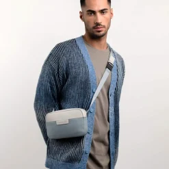 Kapten & Son Bauchtasche Crossbag Habo - Steel Blue