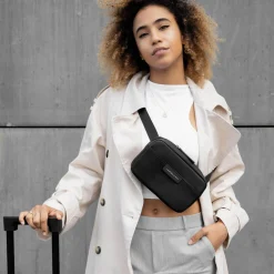 Kapten & Son Bauchtasche Crossbag Habo - Farbe: Schwarz Schwarz