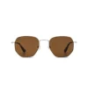 Kapten & Son Sonnenbrille Brisbane - Farbe: Silber Braun