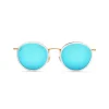 Kapten & Son Sonnenbrille Amsterdam - Farbe: Pearl Blue Mirrored