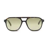 Kapten & Son Sonnenbrille Zurich Oversize - Farbe: Dark Tortoise Green