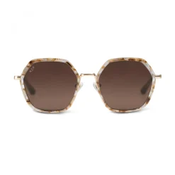 Kapten & Son Sonnenbrille Amsterdam - Edge Toffee Tortoise Brown