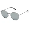 Kapten & Son Sonnenbrille London - Farbe: Silber Grey Mirrored
