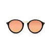 Kapten & Son Sonnenbrille Maui - Farbe: Matt Black Peach Mirrored Schwarz Pink