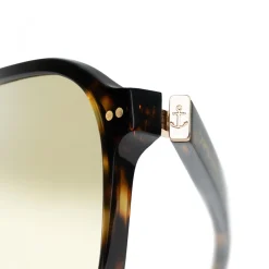Kapten & Son Sonnenbrille Zurich Oversize - Farbe: Dark Tortoise Green