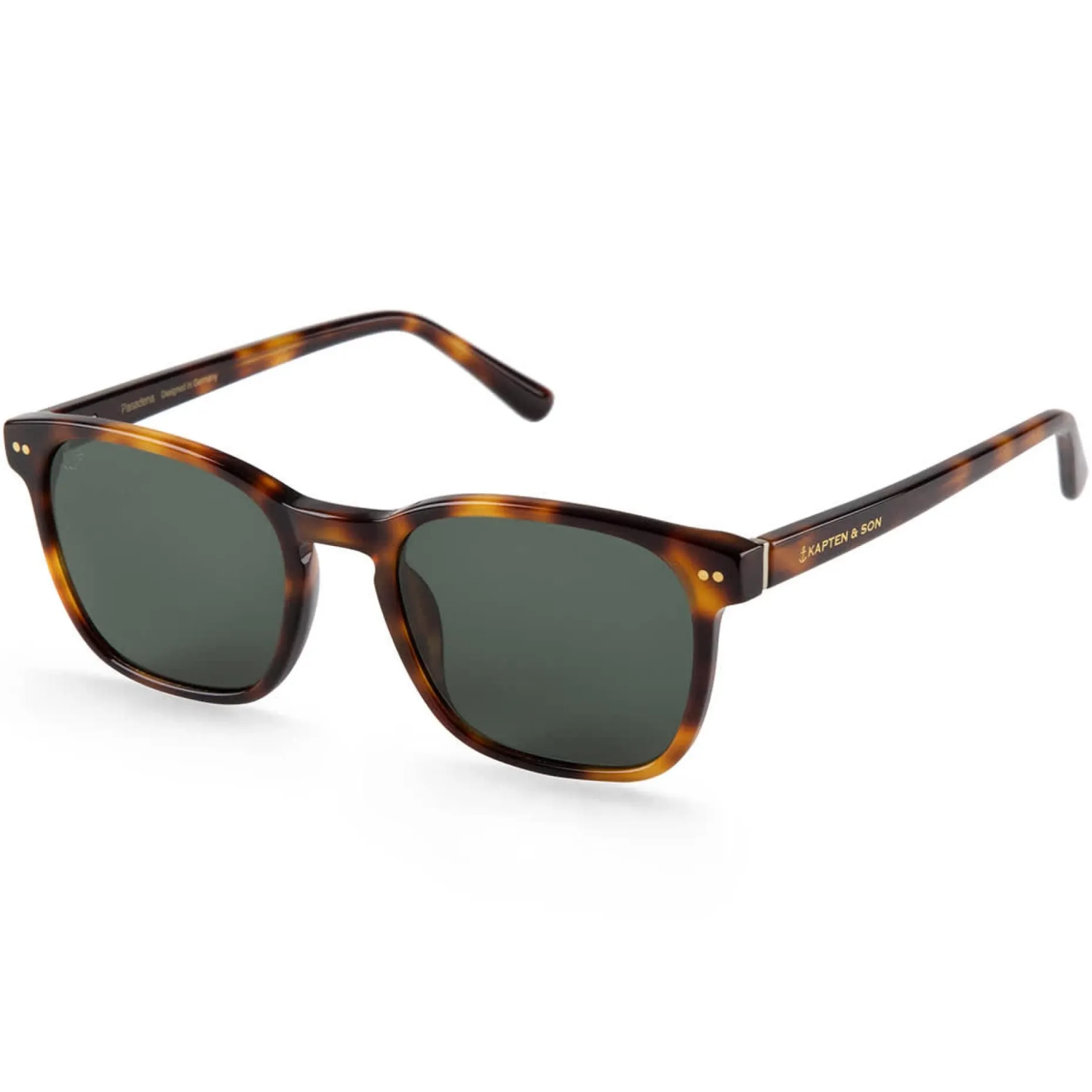 Kapten & Son Sonnenbrille Pasadena - Farbe: Tortoise Green
