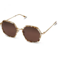 Kapten & Son Sonnenbrille Amsterdam - Edge Toffee Tortoise Brown