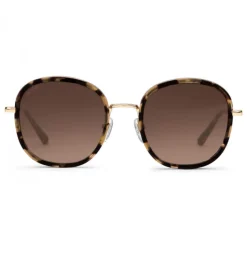 Kapten & Son Sonnenbrille Amsterdam large - Farbe: Amber Tortoise Brown Rotterdam