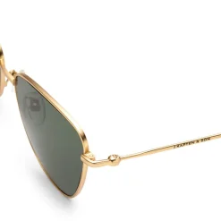 Kapten & Son Sonnenbrille San Francisco - Farbe: Gold Green