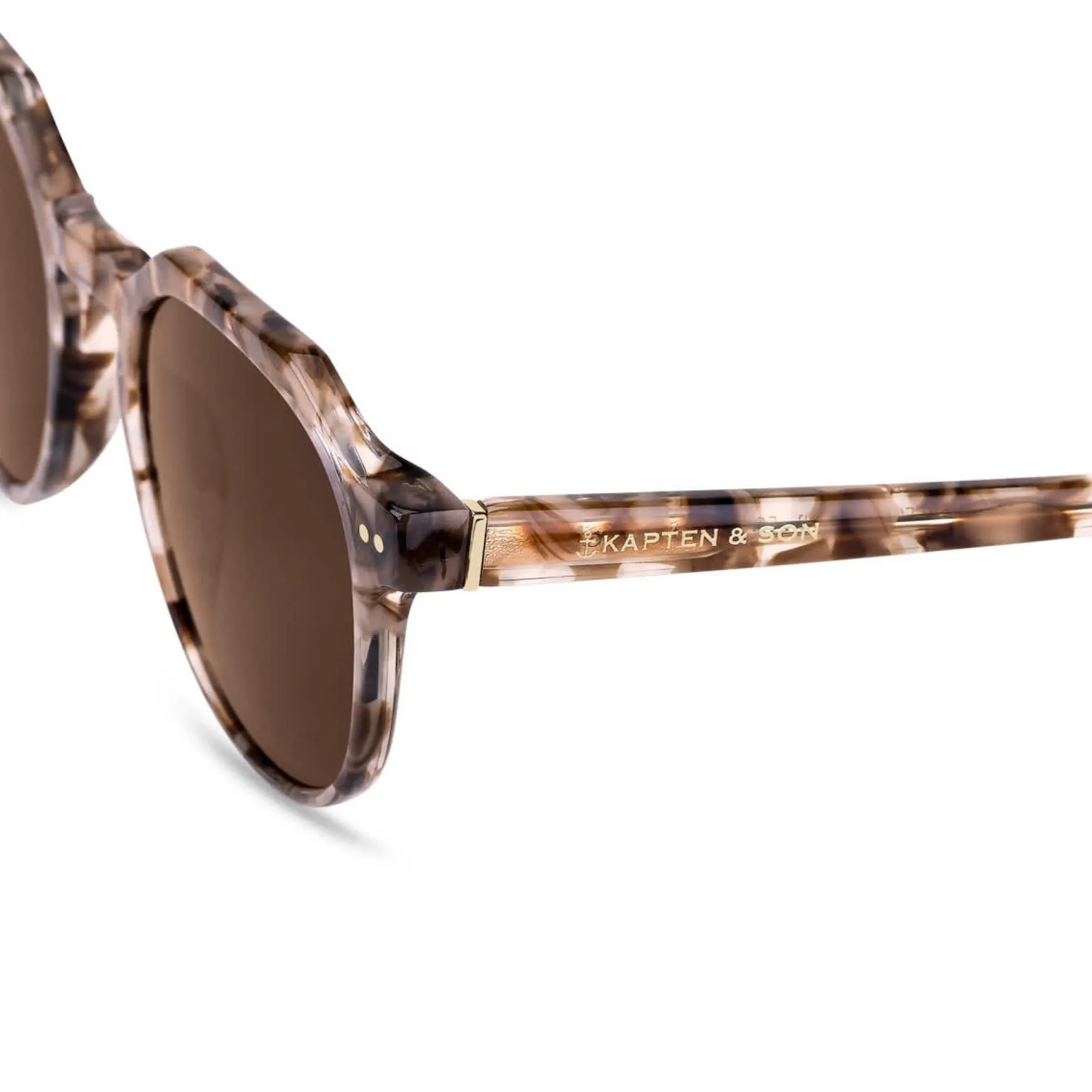 Kapten & Son Sonnenbrille Manila - Farbe: Toffee Tortoise Brown