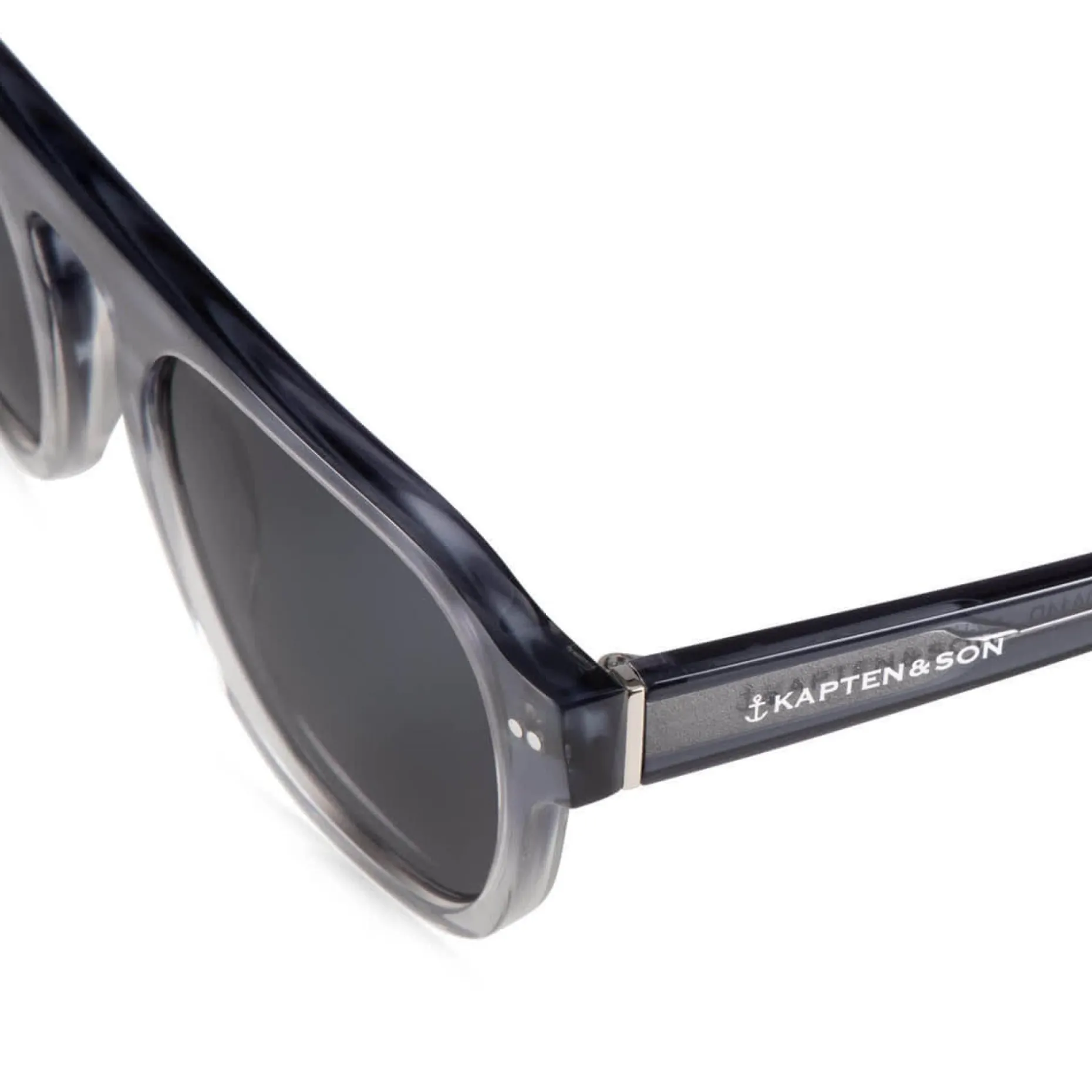 Kapten & Son Sonnenbrille Chicago - Stone Schwarz Ombré