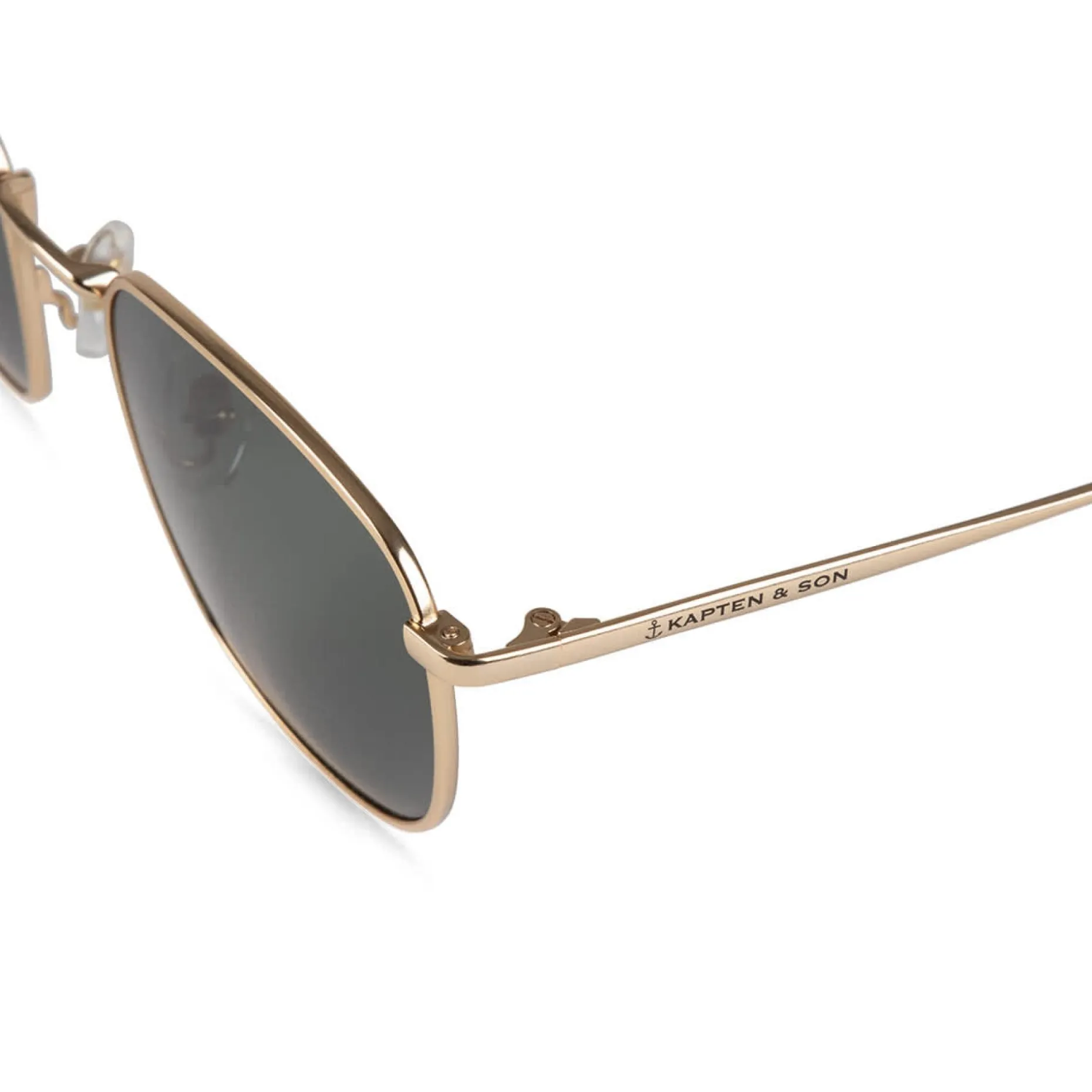Kapten & Son Sonnenbrille Williamsburg - Farbe: Gold Green