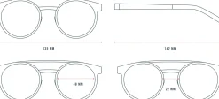 Kapten & Son Sonnenbrille Berlin - Farbe: Summernight Grey Mirrored Schwarz