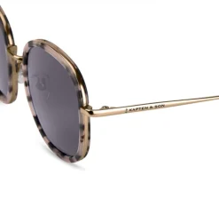 Kapten & Son Sonnenbrille Amsterdam large - Farbe: Sand Tortoise Black
