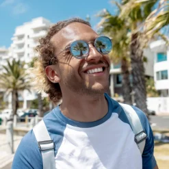 Kapten & Son Sonnenbrille Amsterdam - Farbe: All Grey Mirrored