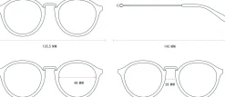 Kapten & Son Sonnenbrille Maui - Farbe: Matt Schwarz Blau Mirrored