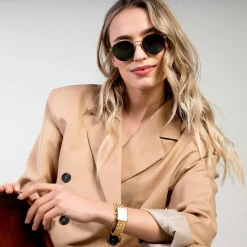 Kapten & Son Sonnenbrille London - Farbe: Gold Tortoise Green