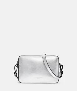 Liebeskind Berlin Crossbody Hilla Camera Bag S Silber Schafsleder