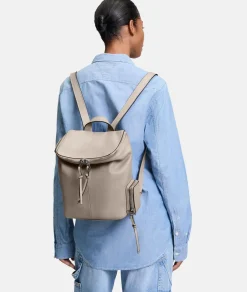 Liebeskind Berlin HERA SMALL PEBBLE RUCKSACK Leder Stone Beige