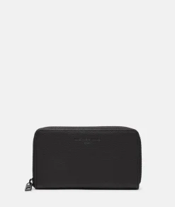 Liebeskind Berlin LOU SMALL PEBBLE GELDBEUTEL Leder Grau Schwarz