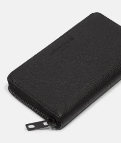Liebeskind Berlin LOU SMALL PEBBLE GELDBEUTEL Leder Grau Schwarz