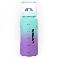 Motiwater Trinkflasche 2 L Grün / Lila